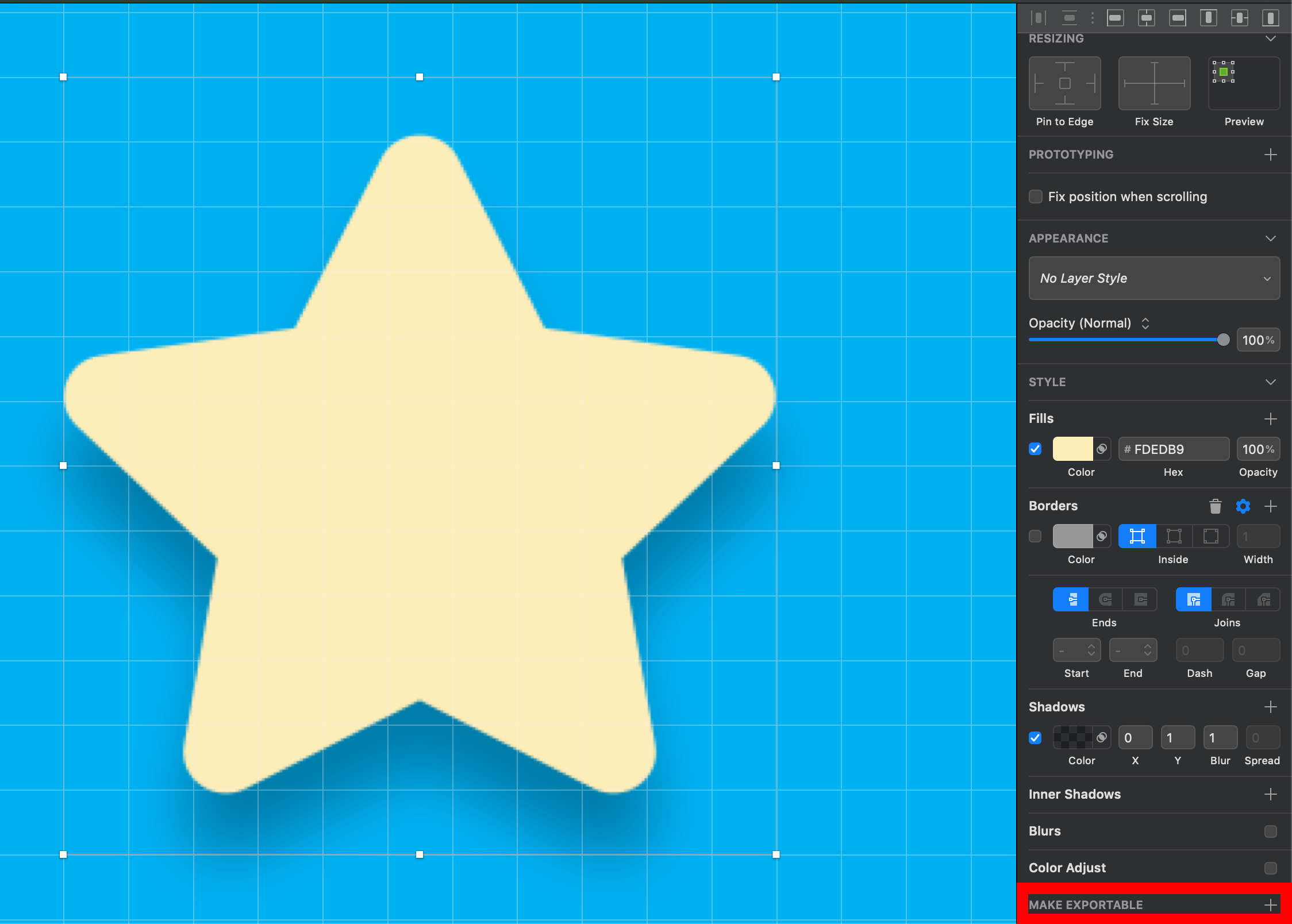 Sketch Star Icon